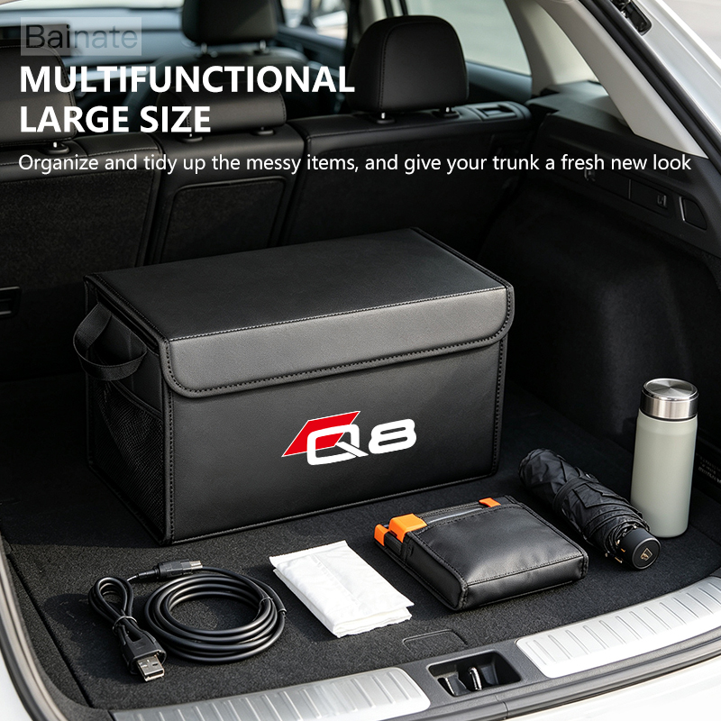 Car Trunk Organizer Foldable Storage Box - 아우디 Q8 GET 4mn;4mt 2018-2025용 자동차