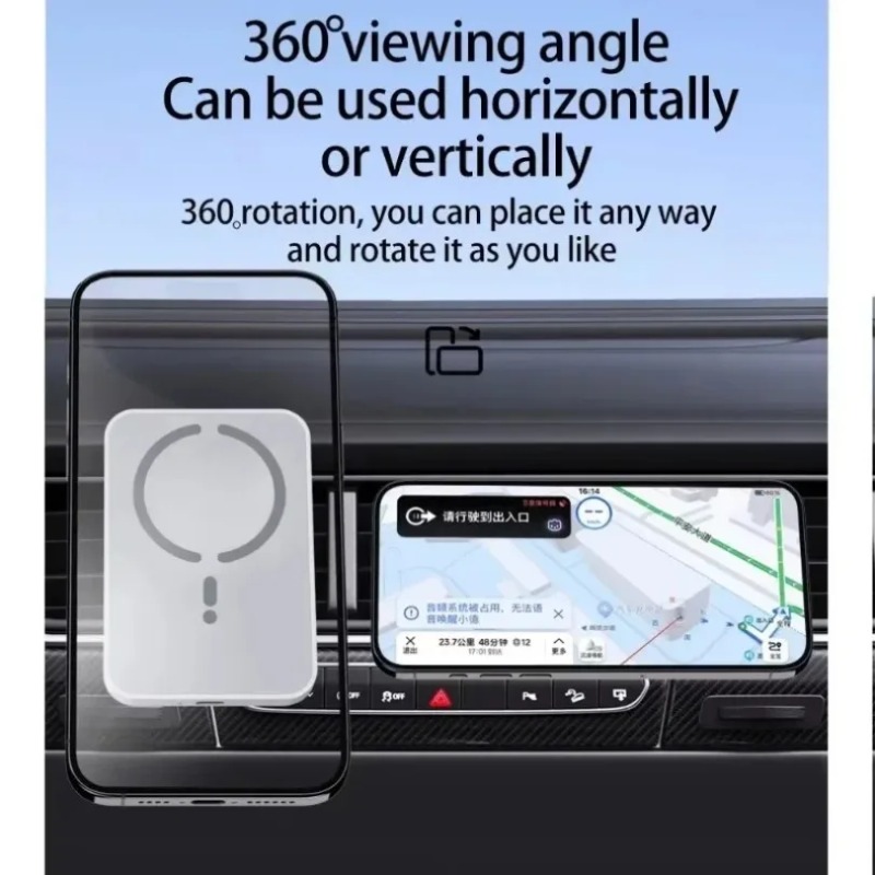마그네틱 차량용 무선 충전기 에어벤트 GPS 폰 홀더  - Magnetic Phone Holder For Car Vent 리뷰 및 가격