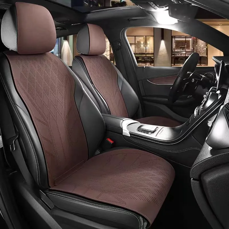 스웨이드 가죽 자동차 시트 커버 5인용 논슬립 자동차  - Leather Car Seat Covers Full Set Universal 리뷰 및 가격