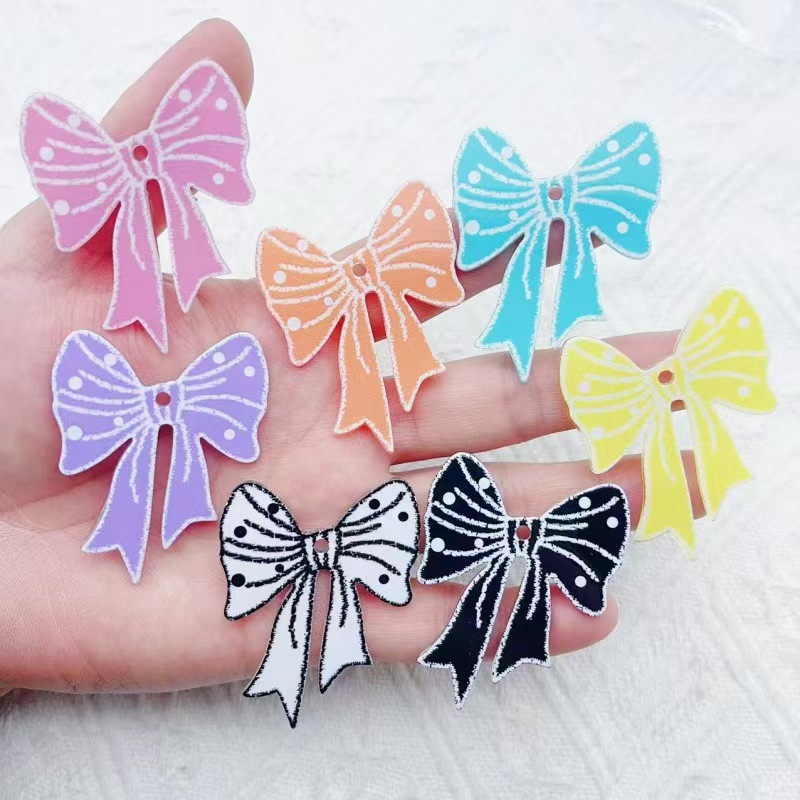 10pcs 유행하는 새로운 멀티 컬러 아크릴 인쇄된 리 - Car Accessories 리뷰 및 가격