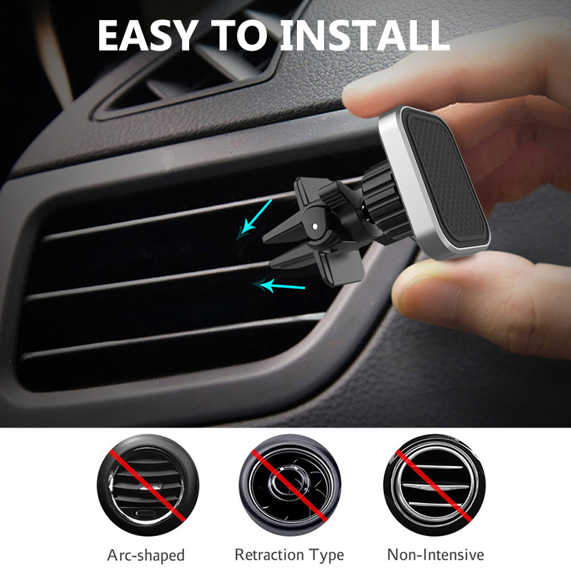 다기능 범용 자동차 에어벤트 마그네틱 휴대폰 거치대 3 - Magnetic Phone Holder For Car Vent 리뷰 및 가격