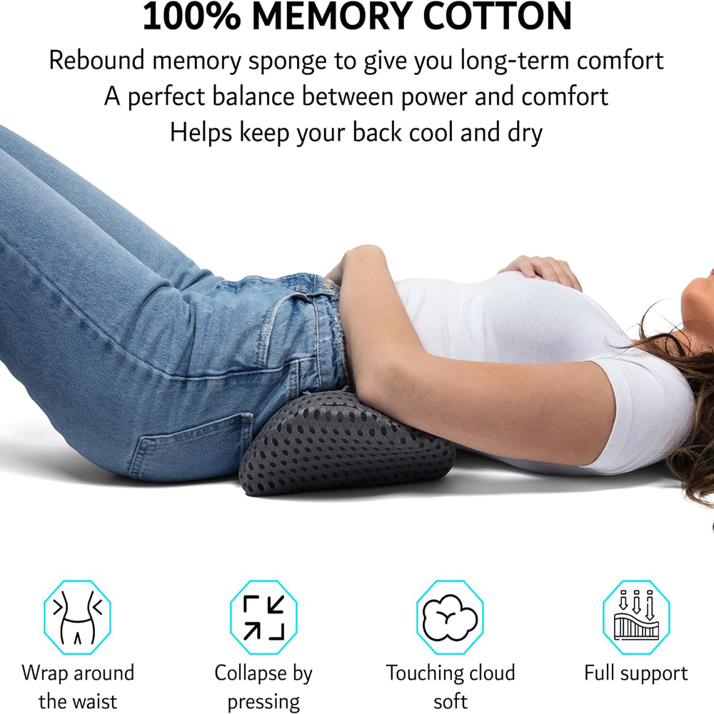 통기성 메모리 쿠션 인테리어 액세서리 침대 잠자는 베개 - Memory Foam Car Neck Pillow Lumbar Support 리뷰 및 가격
