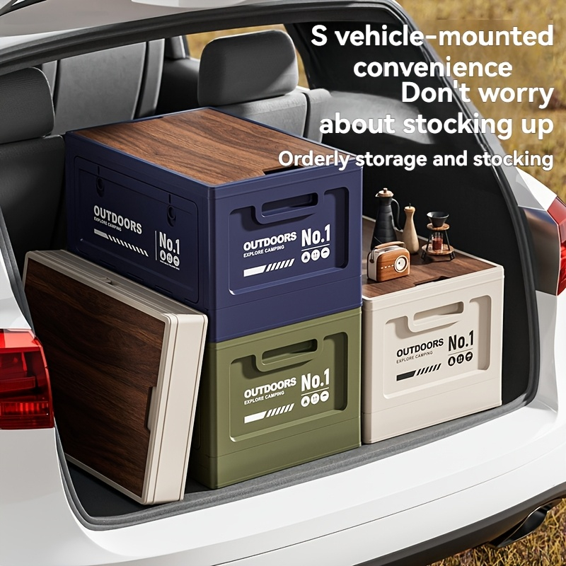 야외 캠핑 보관함 자동차 트렁크 정리함 휴대용 피크닉  - Car Trunk Organizer Foldable Storage Box 리뷰 및 가격
