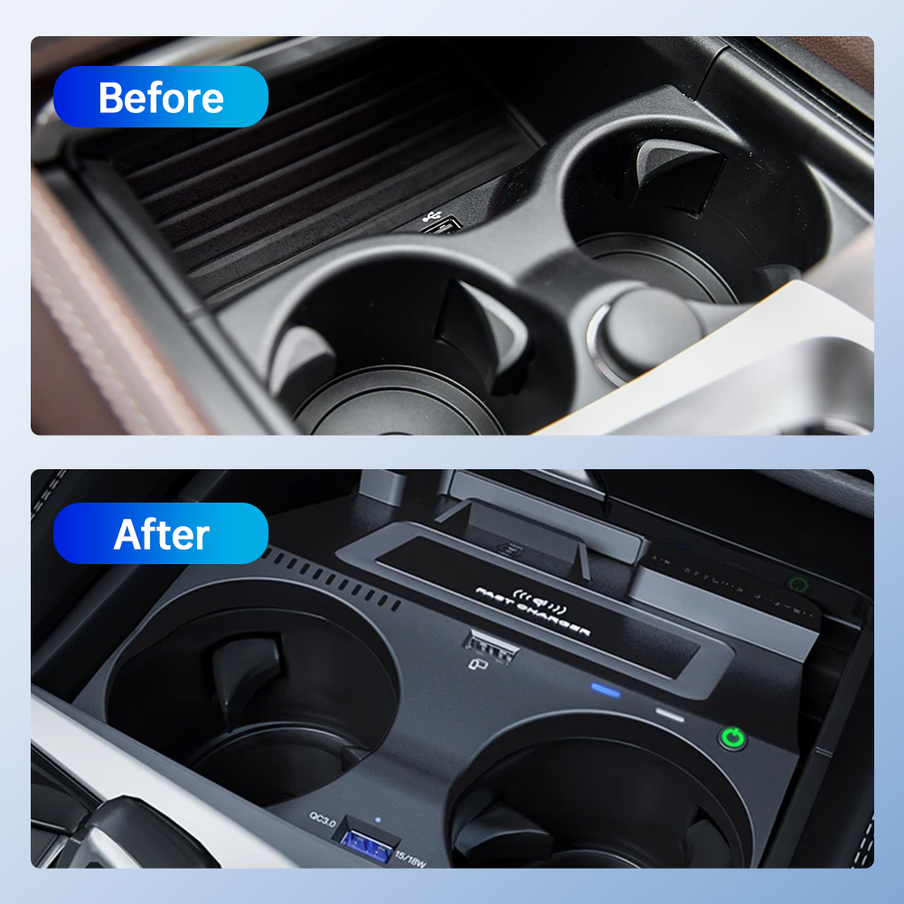BMW 5 6 시리즈 G30 G38 G32 6GT 20 - Wireless Car Charger Mount Fast Charging 리뷰 및 가격