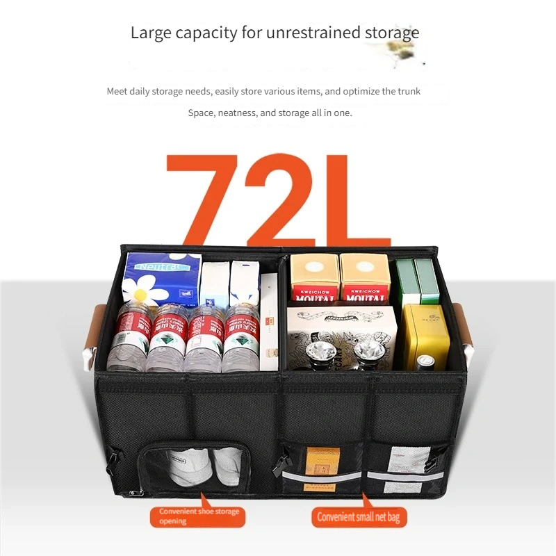 방수 접이식 95L 옥스포드 천 보관 가방 캠핑 낚시  - Car Trunk Organizer Foldable Storage Box 리뷰 및 가격