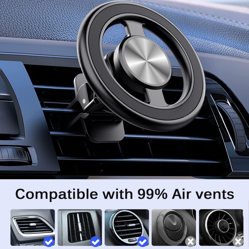 자석식 차량용 핸드폰 거치대 미니 범용 자석 에어벤트  - Magnetic Phone Holder For Car Vent 리뷰 및 가격