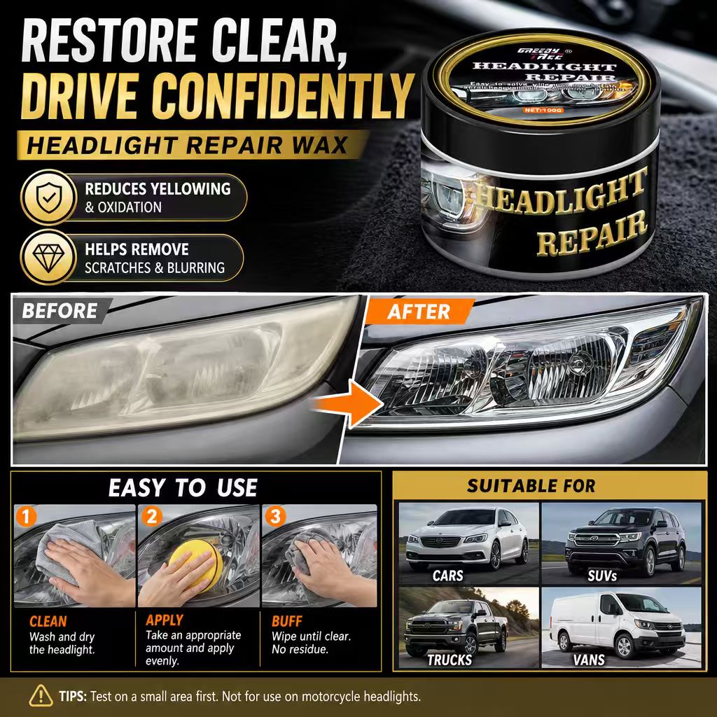자동차 헤드라이트 복원용 왁스 폴리싱 페이스트 100g - Car Scratch Repair Polishing Wax Paste 리뷰 및 가격